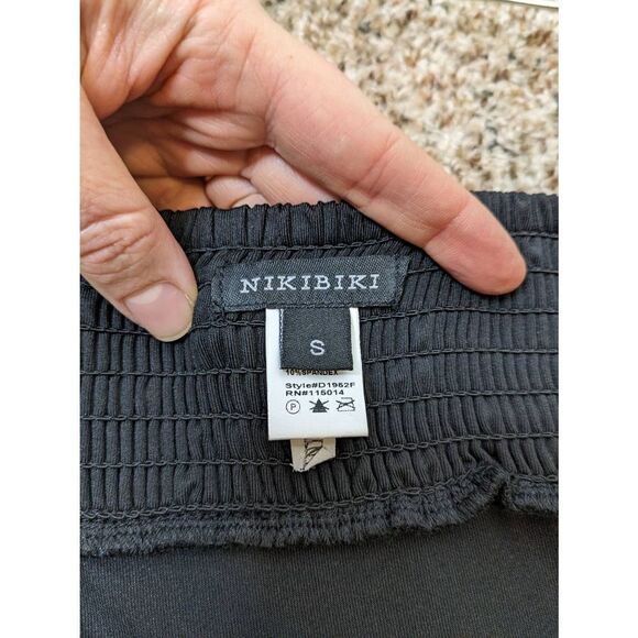 Nikibiki Strapless Bejeweled Black Mini Dress Small - Picture 2 of 13